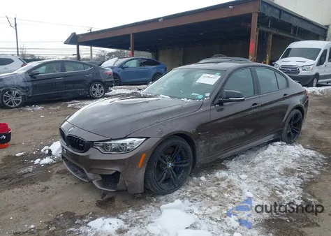 2015 BMW M3 z USA, uszkodzony, nr VIN WBS3C9C5XFP805805
